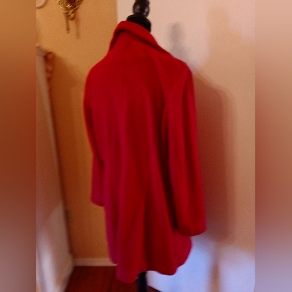 Red Overcoat by Romans - Picture 6 of 10